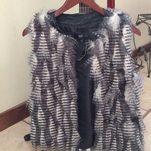 Vest faux fur